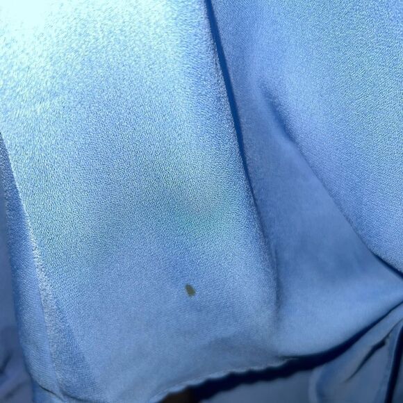 ❄️ CANDIES BLUE LIGHTWEIGHT SHEER TOP WITH LACE PANELS- SIZE SMALL - Picture 6 of 7